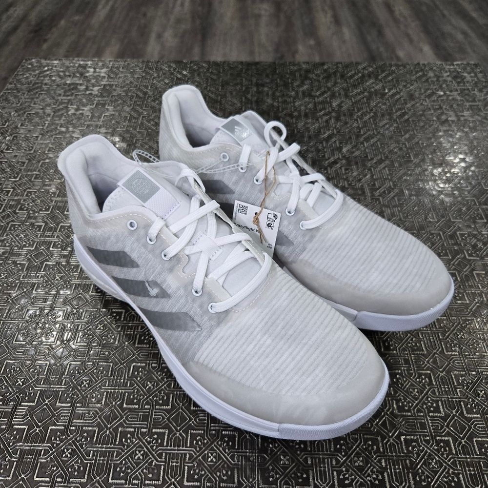 🐢 Women's Adidas Crazyflight Boost Indoor Court Shoes Pickleball, 🎾 🏐 Size 10 - Picture 3 of 15